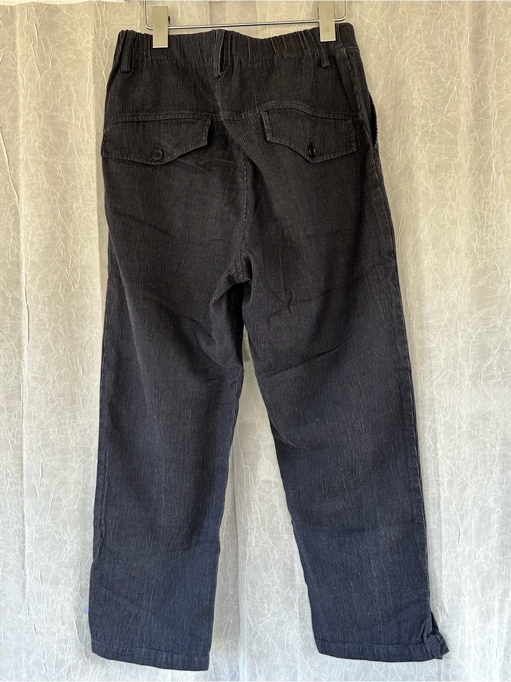 Vintage Plantation Issey Miyake-navy corduroy pants - Picture 3 of 6